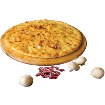 Пирог с фасолью и грибами