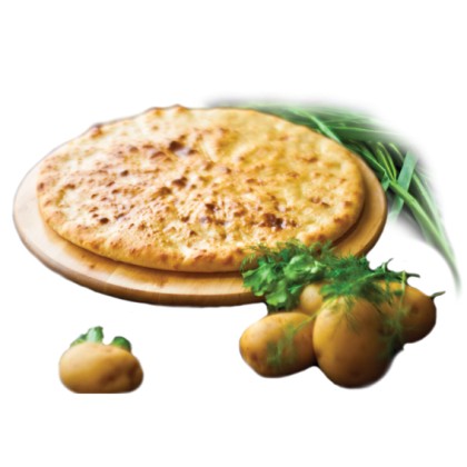 Пирог с картошкой и зеленым луком